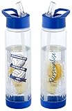 Go Find A Gift Trinkflasche mit Fruchteinsatz aus Birmingham City FC Wappen, 740 ml