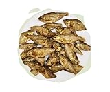 Warnick´s Tierfutterservice – Naturhäppchen - 100 % getrocknete Fische 2x1000ml - Snack für Hunde, Katzen & Reptilien - ganze Fische - Proteinreich & natürlich - Vorratspaket