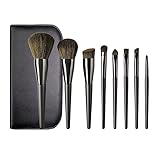 COSINE 8 Make-up-Pinsel in großer Farbe, Puder, Lidschatten, Set mit Puderpinseln, Make-up-Pinsel aus Kunstfaser + Holz + Aluminium