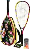 Speedminton,400043,Kinder AA8Junior SpeedBadminton Set, OneSize, Lila/Pink, Keine Größe