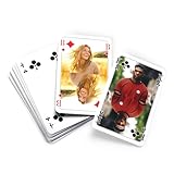 MEINSPIEL - Personalisiertes Poker-Kartenspiel – Eigene Fotos auf Vorder- und Rückseiten, Französisches Blatt (59x91 mm, Bube, Dame, König), Verpackung: Bedruckte Stülpdeckelbox