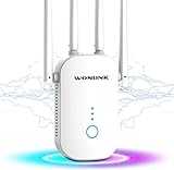 WONLINK WLAN Verstärker, 1200Mbit/s WiFi Amplifier WLAN Repeater 3501-4 Weiß