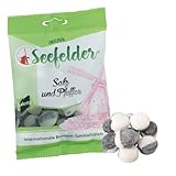 Seefelder Salz & Pfeffer 100 g – Pikante Lakritz Kräuterbonbons mit würziger Schärfe – Traditionelle Spezialität – Bonbons