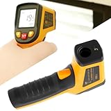 Infrarot Thermometer -50°C -580°C digitales IR Pyrometer berührungsloses Temperaturmessgerät mit Laser-Zielpunkt LCD-Hintergrundbeleuchtung ideal für Kochen Backen Gefrierschrank Industrie Heimwerker