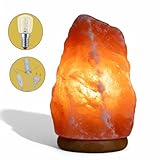 Himalaya Salzlampe Salzkristall Lampe Tischlampe Salzkristalllampe SalzsteinLampe Natürliche Himalaya Rosa Salz Nachtischlampe Salt lamp aus Salt Range Pakistan (2-3 KG)