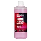 Brillenreiniger Reinigungsschaum 200 ml Nachfüllflasche ohne Alkohol streifenfrei zur schonenden und professionellen Reinigung von Brillen, Displays, Monitoren und Visieren