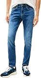 Tommy Jeans Scanton Slim Dh0235 Schmal, Herren, Denim (Denim Medium), 32W / 34L