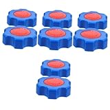 Angoily 4 Sätze Schalter Teile Ventilradgriff Drehen Duscharmatur Griff Wasserventil Kunststoffgriff Wasserhahn Griff Blauer Griff Ersatz-ventilhandrad Außengriff Abs Blue 2 Stück * 4