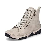 Rieker Damen Klassische Stiefeletten 45920, Frauen Stiefeletten,uebergangsstiefel,Boots,Stiefel,Bootee,Booties,halbstiefel,beige (60),42 EU / 8 UK
