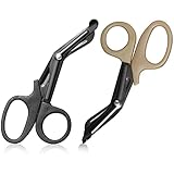 Verbandscheren Edelstahl Verbandschere 7,5 Zoll Emt und Trauma Schere Medizinische Scheren für Krankenschwester Erste Hilfe Notfallrettung 2 Stück