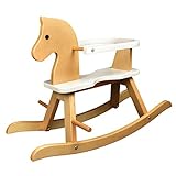 Roba Schaukelpferd: Klassisches Holz-Schaukelpferd für Kinder ab 18 Monaten bis 3 Jahre