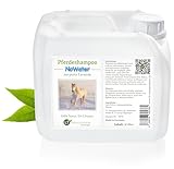 Pferdeshampoo NoWater | Bio | sanfte Pflege ohne Ausspülen, Chemie & Seife | für wasserscheue und empfindliche Pferde | mit original marokkanischer Lavaerde | 3 Liter