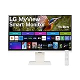LG MyView Smart Monitor 32SR83U-W.AEU All-in-One 32, IPS Panel FHD Auflösung (3840x2160), 5ms GtG 60Hz, HDR 10, DCI-P3 95%, neigbar, höhenverstellbar
