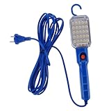 VALICLUD Handheld Work Light Portable Arbeitsleuchte mit Haken Hohe Leuchtkraft Abs Robust für Autoreparatur Werkstatt und Offroad Einsatz Kompatibel