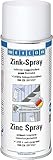 WEICON Zink-Spray 400 ml, Rostschutzfarbe für alle Metalle, Korrosionsschutz, Farbe: leicht angewitterte Feuerverzinkung