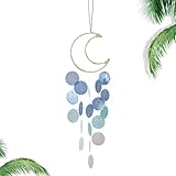 Campanella – Glocken für den Außenbereich | Windspiele für den Garten | Windspiele für den Garten | Windspiele im Mondstil Muschel Mond Windglocken