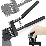 Absetzzange Karosserie Abkantzange Falzzange Blech 2 in 1 Ø5 mm 290 mm Kombinierte Blechlocher Karosseriezange zum Lochen Falzen Auto Reparatur