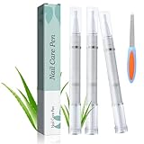 Nail Care Pen 3 Stück, Nagelpilz Stift Nail Care Pen, Nail Health Care Nagelpilz Behandlung Schnell Intensiv für Gepflegte Fingernägel Fußnägel mit Aloe Vera, Teebaumöl, Vitamin E