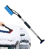Schneeschieber für Auto, Schneeschaufel für Auto, multifunktionale Schneeschaufel, faltbar, multifunktional, Schneeschaufel mit verdicktem Griff