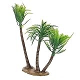 Holibanna Künstlicher Kokosnussbaum Dekoration Für Miniaturgärten Und Aquarien Grüne Kunststoffpflanze Für Kreative Und DIY Terrarien Niedliche