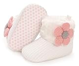 Babyschuhe Winterschuhe Baby Stiefel Krabbelschuhe Weiche Sohle Warme Booties Neugeborenen Lauflernschuhe Kuschelige Fleece-Stiefel mit rutschfestem Boden Stiefel für Kleinkinder