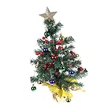 Cabilock Weihnachtsbaum Tischdekoration Weihnachtsparty Bäume Künstlicher Weihnachtsbaum Tisch Weihnachtsbaum Weihnachtsdekoration Tischdekoration Mini Weihnachtsbaum Mini