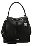 L.CREDI Damen Ebony Handbag, Schwarz