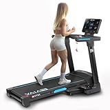 AsVIVA T16 Profi Laufband – 18 km/h, 4 PS Motor, 18% Steigung, klappbar, Bluetooth App-Steuerung, bis 150 kg belastbar – für Cardio, Fitness & Ausdauertraining zuhause