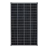 enjoy solar 210W 36V Monokristallines Solarmodul, 182mm Solarzellen 10 Busbars Solarpanel ideal für Wohnmobil, Balkonanlage, Gartenhäuse, Boot (210, watts)