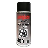 LudwigLacke Felgenlack schwarz matt Spraydose 400ml