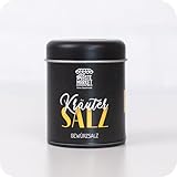 Kräuter Salz 100 g Dose Gewürzsalz mit Sellerie, Basilikum, Rosmarin & Petersilie – Perfekt für Suppen, Gemüse, Salate & mehr – Vielseitige Kräutermischung