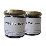 Honigtau Honig, der schwarze Gesundheitshonig aus dem Eichenwald, 2x 500g Glas 100% Rein, naturbelassen ohne künstliche Zusatzstoffe in Premium Imkerqualität