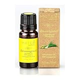 MateoEssentialsOils 100% Reines und natürlich Zitronengrasöl (Lemongrasöl) – Erfrischend & Belebend – Ideal für Aromatherapie, Massagen & Naturkosmetik – Zitronengras - 10 ml.