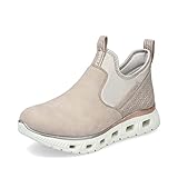 Rieker Damen Ankle Boots M6053, Frauen Stiefeletten,uebergangsschuhe,uebergangsstiefel,gefüttert,winterstiefeletten,stiefel,beige (62),42 EU / 8 UK