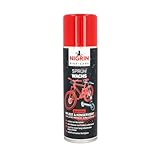 NIGRIN Bike-Care Sprühwachs, Fahrradwachs, 300 ml Sprühdose, bringt brillanten Hochglanz, schützt Lack-, Metall- und Kunststoffoberflächen