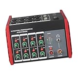 Psdndeww Professionelle 8-Kanal Kompaktkombinatorstruktur. Robuste Metallstruktur Für Reisende Ensembles. Tontechniker. Komfort Beim Tonmischen in Studioqualität