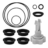 Sandfilterpumpe Ersatzteile für Intex, Pool Zubehör für Intex Pool, 25013 Dichtungen Sandfilterpumpen Ersatzteile 12er Set, 1 Luftablassventil und 11 O-Ring Dichtungen für Intex Sandfilteranlage