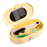Nähset für Erwachsene, mit Organizer-Box, 21 Teile, tragbares Zubehör, kleines Nähset, für Reisen, Männer, Frauen, Erwachsene, Kinder, Anfänger, Eltern, Großväter, Zuhause, Hochzeit