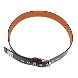 Homoyoyo 1 Stück Nietgürtel Hüftgurt brauner Gürtel besetzt Taille Männergürtel Ratschengürtel Bund modischer Nietengürtel Dekorationsgürtel Hosengürtel Legierung Coffee