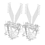 Generisch 220 Stück Form Perücken Stecknadeln Praktische Blocking Nadeln für Haardesign Modellierung und Strickprojekte für Arbeiten und DIY Projekte