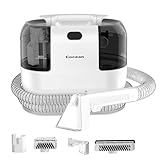 COCEAN Polsterreiniger Gerät Nasssauger Waschsauger, 500W Kompaktes Waschsauger Tiefenreinigung von Flecken, Nasssauger für Teppiche, Polster, Sofa, Auto, Haustiere & Mehr (White)
