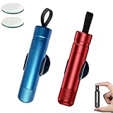 Generisch Safe Pro X Auto, Safepro X Emergency Hammer, Save Pro X Car Windows, Emergency Hammer and Belt Cutter for Car Windows for Land and Underwater (Rot+Blau)