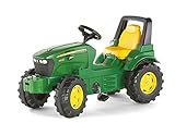 Rolly Toys rollyFarmtrac John Deere 7930 (Sitz verstellbar, Flüsterlaufreifen, Alter 3-8 Jahre, Front- und Heckkupplung, Tretfahrzeug für Kinder) 700028