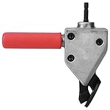 OKJHFD Elektrischer Bohrplattenschneider, Blechschneiderkopf, Blechschneiderzubehör, Schneller Metallplattenschneider Für Elektroknabber-Bohraufsatz, Elektrische Bohrmaschine, Schere, Schere