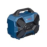 Bosch Professional 18V/12V System Akku-Baustellenradio GPB 18VH-6 SRC (Laden im Werkzeug für 18V & 12V, inkl. Flaschenöffner, 2x AAA-Batterie, Displayschutzfolie, ohne Akku/Ladegerät)