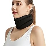 asipu neckfixer Weiche Nackenstütze aus Schaumstoff Ergonomische Halskrause zur Stabilisierung der Wirbelsäule für Reisen, Schlafen und Büroarbeit, geeignet für Männer und Frauen