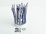 Ratioparts Wildkrautbürste 25,4 mm Ø-boring 18 draden für Motorsense - Freischneider OCTO Pro , Blau