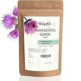 Mariendistelsamen ganz 1kg Premium Rohkost, Zur Leberentgiftung und Leberregeneration, 100% rein natürlicher Silymarin, vegan und glutenfrei, BotaniKils