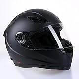 Motorradhelm Integralhelm CMX Blacky schwarz matt in Größe M
