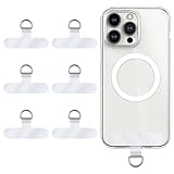 Giantree Handykette Universal Pads, 6 Stück Transparent Multifunktional Handy Lanyard Patch Universale Handykette Telefon Patch für Meisten Smartphones (Ohne Klebstoff)